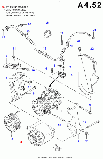 Escort DA 1986-1990 Europe 1986