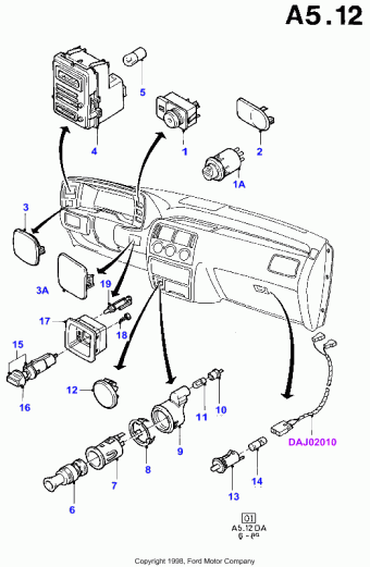 Escort DA 1986-1990 Europe 1986