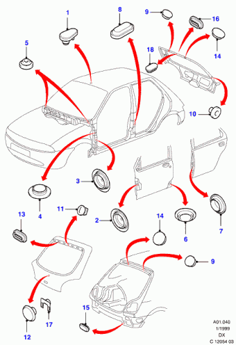 Fiesta DX 1995-2002 Europe 1995