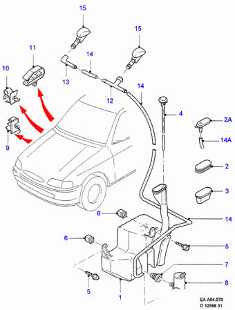 Escort/Orion EA 1990-1995 Europe 1990