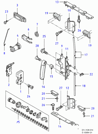 Escort/Orion EA 1990-1995 Europe 1990