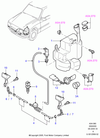 Escort/Orion EA 1990-1995 Europe 1990