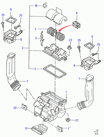Escort/Orion EA 1990-1995 Europe 1990
