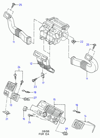Escort/Orion EA 1990-1995 Europe 1990