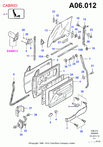 Escort/Orion EA 1990-1995 Europe 1990