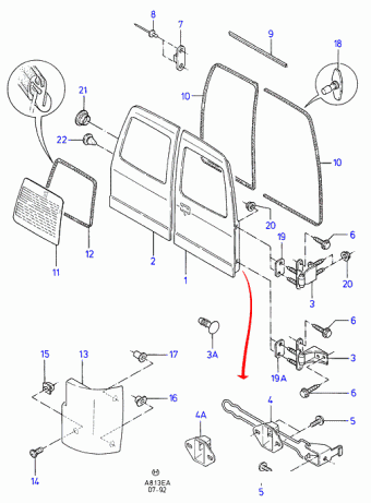 Escort/Orion EA 1990-1995 Europe 1990