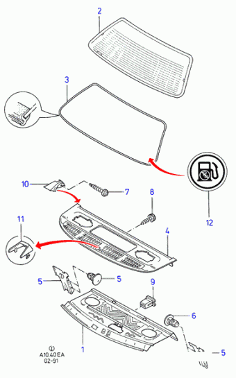 Escort/Orion EA 1990-1995 Europe 1990