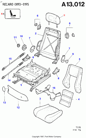 Escort/Orion EA 1990-1995 Europe 1990