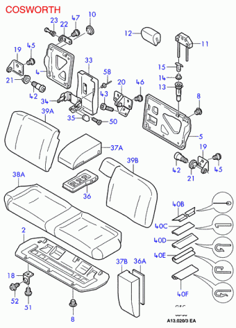 Escort/Orion EA 1990-1995 Europe 1990