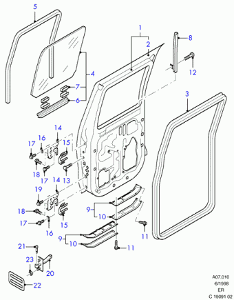 Ranger ER 1998-2003 Europe 1998