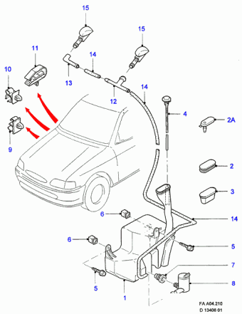 Escort FA 1995-2001 Europe 1995