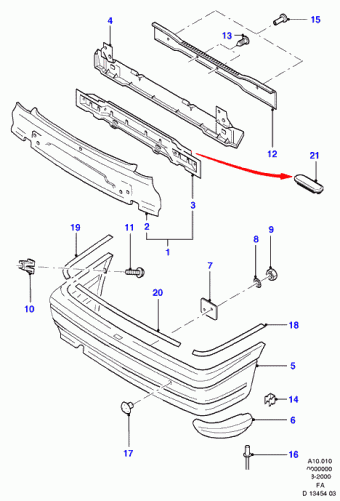 Escort FA 1995-2001 Europe 1995
