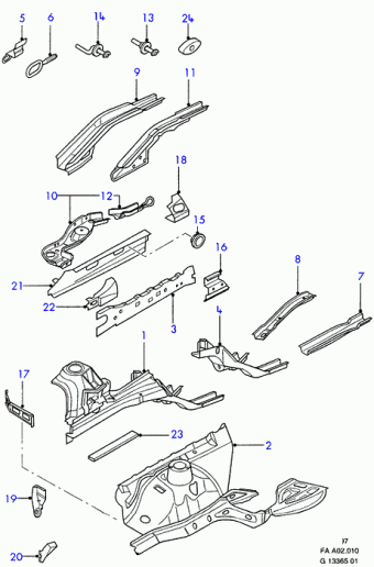 Escort FA 1995-2001 Europe 1995