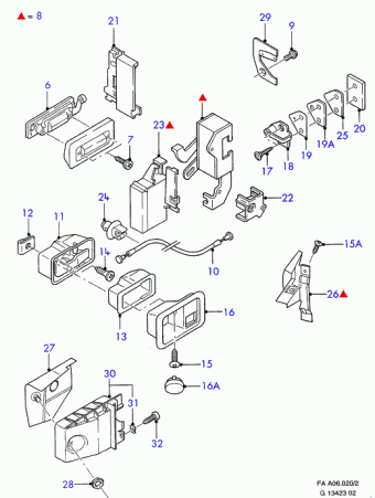 Escort FA 1995-2001 Europe 1995