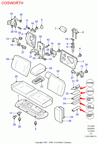 Escort FA 1995-2001 Europe 1995
