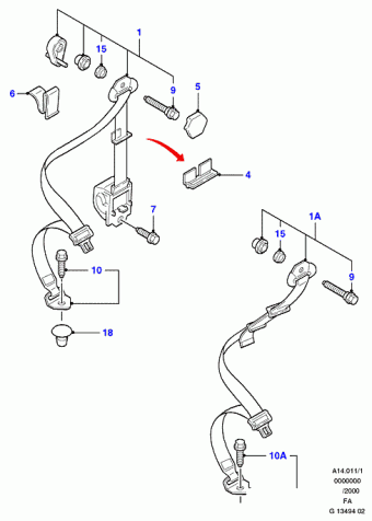 Escort FA 1995-2001 Europe 1995