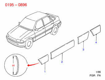 Escort FA 1995-2001 Europe 1995