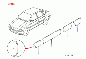 Escort FA 1995-2001 Europe 1995