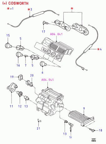 Escort FA 1995-2001 Europe 1995
