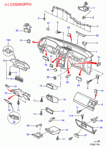 Escort FA 1995-2001 Europe 1995