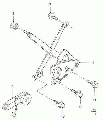 Escort FA 1995-2001 Europe 1995