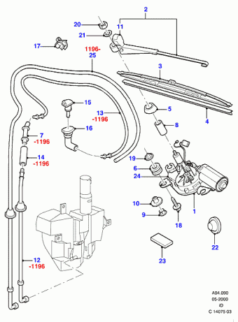 Mondeo GD 1996-2000 Europe 1996
