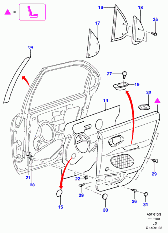 Mondeo GD 1996-2000 Europe 1996