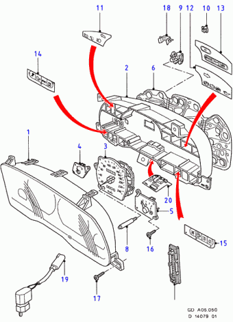Mondeo GD 1996-2000 Europe 1996