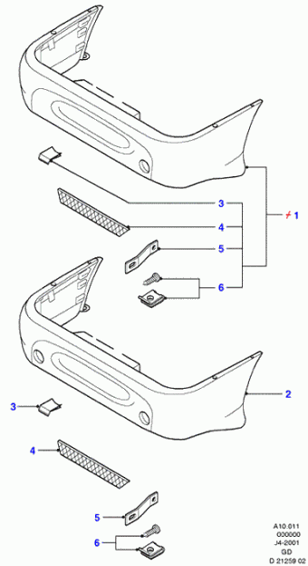 Mondeo GD 1996-2000 Europe 1996