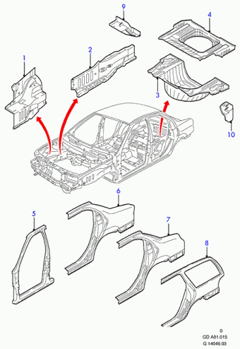 Mondeo GD 1996-2000 Europe 1996
