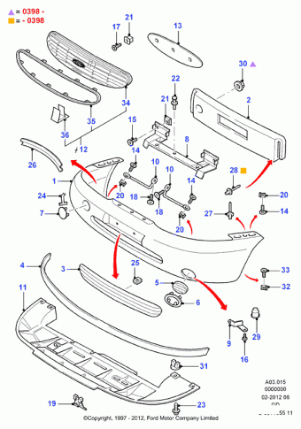 Mondeo GD 1996-2000 Europe 1996