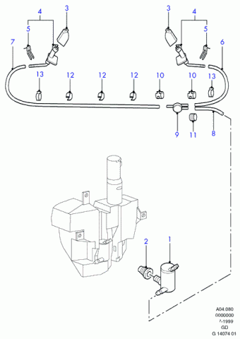 Mondeo GD 1996-2000 Europe 1996