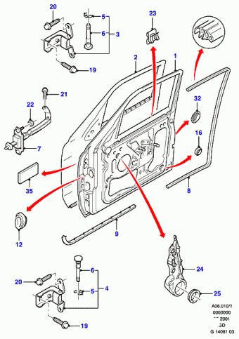 Mondeo GD 1996-2000 Europe 1996