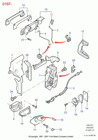 Mondeo GD 1996-2000 Europe 1996