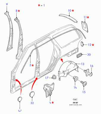 Mondeo GD 1996-2000 Europe 1996