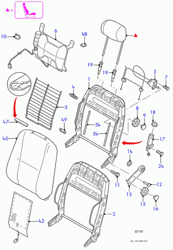 Mondeo GD 1996-2000 Europe 1996