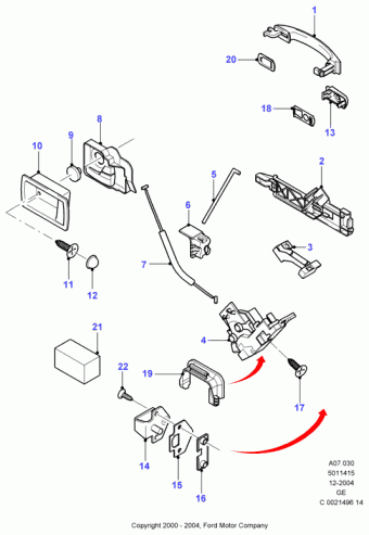 Mondeo GE 2000-2007 Europe 2000