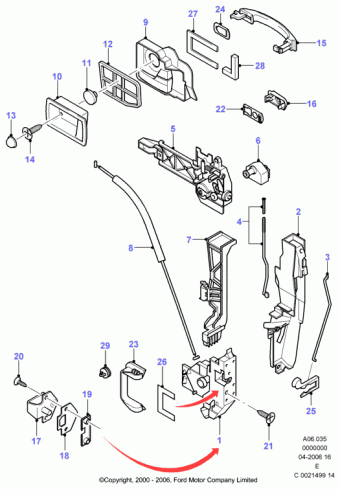 Mondeo GE 2000-2007 Europe 2000