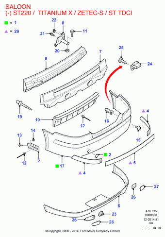 Mondeo GE 2000-2007 Europe 2000