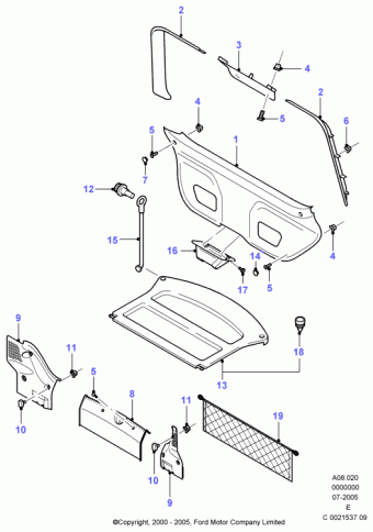 Mondeo GE 2000-2007 Europe 2000