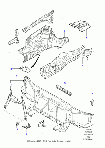 Mondeo GE 2000-2007 Europe 2000