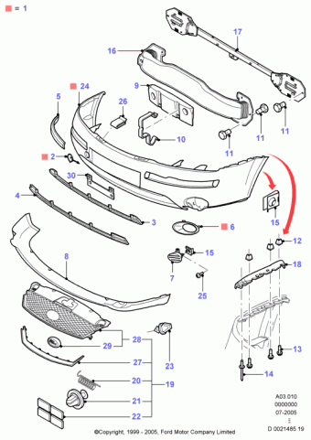 Mondeo GE 2000-2007 Europe 2000