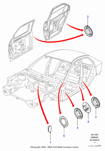 Mondeo GE 2000-2007 Europe 2000