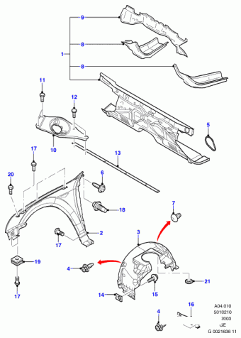 Mondeo GE 2000-2007 Europe 2000