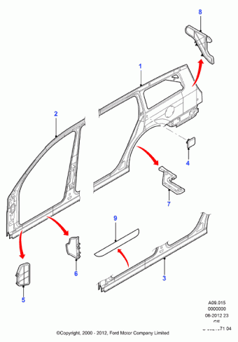 Mondeo GE 2000-2007 Europe 2000