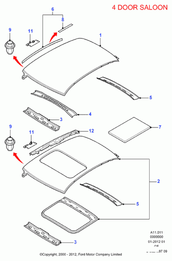 Mondeo GE 2000-2007 Europe 2000