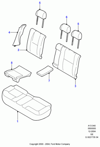 Mondeo GE 2000-2007 Europe 2000