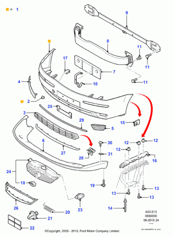 Mondeo GE 2000-2007 Europe 2000
