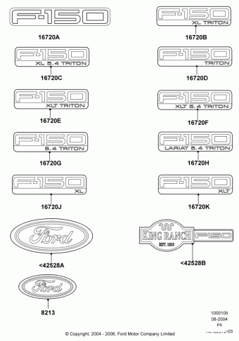 F-150/Mark LT (F6) America 2005