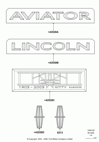 Lincoln Aviator (U8) America 2003